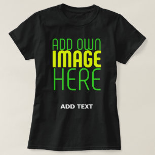 MODERNE BEARBEITBARE, EINFACHE TEMPLATE FÜR SCHWAR T-Shirt