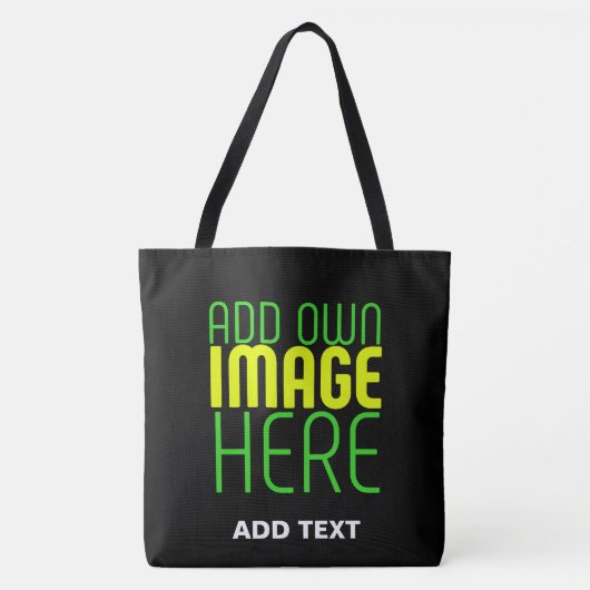 MODERNE BEARBEITBARE, EINFACHE TEMPLATE FÜR SCHWAR TASCHE (Vorderseite)