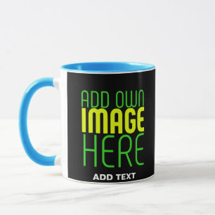 MODERNE BEARBEITBARE, EINFACHE TEMPLATE FÜR SCHWAR TASSE