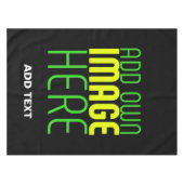 MODERNE BEARBEITBARE, EINFACHE TEMPLATE FÜR SCHWAR TISCHDECKE (Vorderseite (Horizontal))