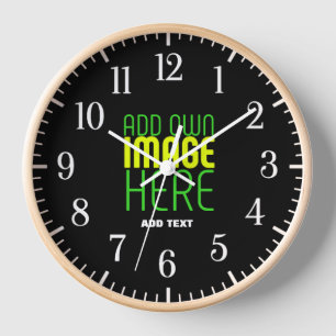 MODERNE BEARBEITBARE, EINFACHE TEMPLATE FÜR SCHWAR UHR