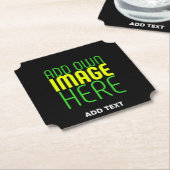 MODERNE BEARBEITBARE, EINFACHE TEMPLATE FÜR SCHWAR UNTERSETZER (angewinkelt)