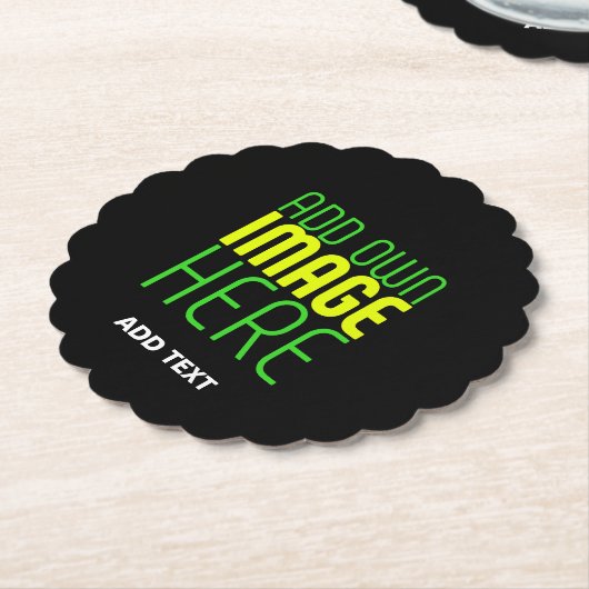 MODERNE BEARBEITBARE, EINFACHE TEMPLATE FÜR SCHWAR UNTERSETZER (angewinkelt)