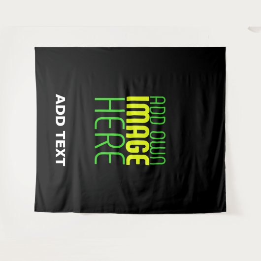 MODERNE BEARBEITBARE, EINFACHE TEMPLATE FÜR SCHWAR WANDTEPPICH (Vorderseite (Horizontal))