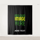 MODERNE BEARBEITBARE, EINFACHE TEMPLATE FÜR SCHWAR WANDTEPPICH (Vorderseite)