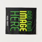 MODERNE BEARBEITBARE, EINFACHE TEMPLATE FÜR SCHWAR WANDTEPPICH (Vorderseite (Horizontal))