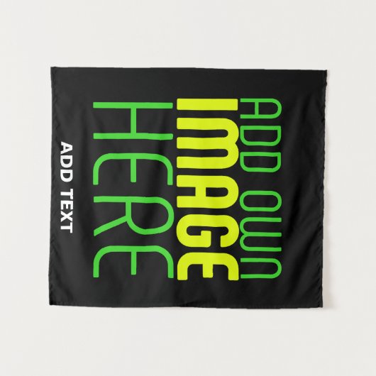 MODERNE BEARBEITBARE, EINFACHE TEMPLATE FÜR SCHWAR WANDTEPPICH (Vorderseite (Horizontal))