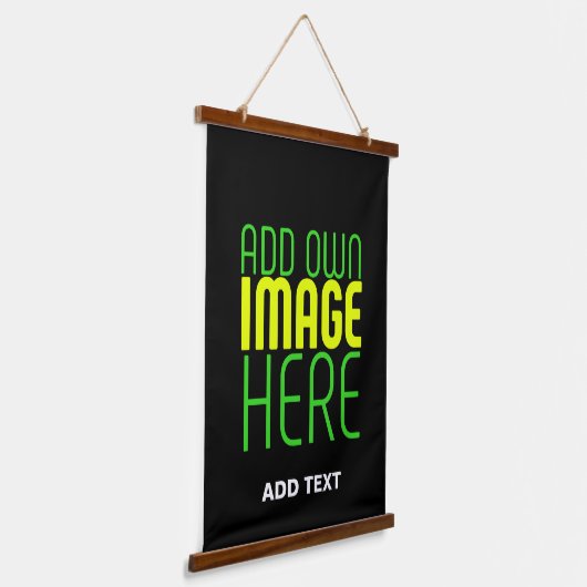 MODERNE BEARBEITBARE, EINFACHE TEMPLATE FÜR SCHWAR WANDTEPPICH MIT HOLZRAHMEN (Gewinkelt)