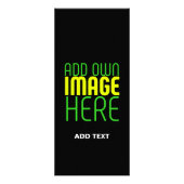 MODERNE BEARBEITBARE, EINFACHE TEMPLATE FÜR SCHWAR WERBEKARTE (Hinten)