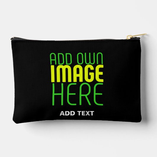 MODERNE BEARBEITBARE, EINFACHE TEMPLATE FÜR SCHWAR ZUBEHÖRTASCHE (Rückseite)