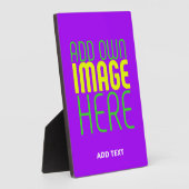 MODERNE BEARBEITBARE, EINFACHE VIOLET-BILDTEMPLATE FOTOPLATTE (Seite)