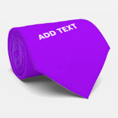 MODERNE BEARBEITBARE, EINFACHE VIOLET-BILDTEMPLATE KRAWATTE (Gerollt)