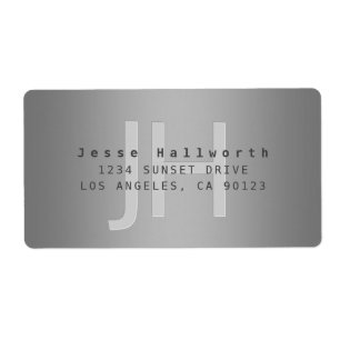 Moderne bearbeitbare Gradient-Rücksendeadresse ode