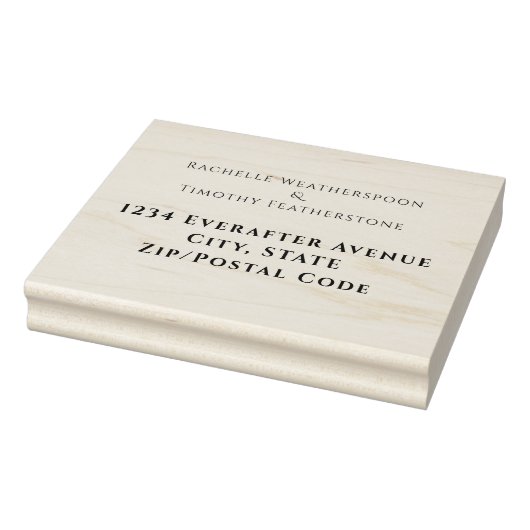 Moderne bearbeitbare Hochzeitsstiftung Gummistempel (Stempel)