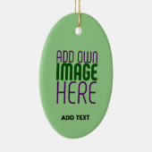MODERNE BEARBEITBARE MINT GRÜNE BILDTEMPLATE KERAMIK ORNAMENT (Rechts)