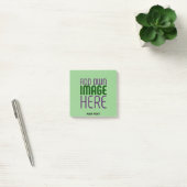 MODERNE BEARBEITBARE MINT GRÜNE BILDTEMPLATE POST-IT KLEBEZETTEL (Büro)