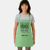 MODERNE BEARBEITBARE MINT GRÜNE BILDTEMPLATE SCHÜRZE (Insitu)