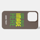 MODERNE BEARBEITUNG EINFACHE KAFFEBILDTEMPLATE iPhone HÜLLE (Rückseite (Horizontal))