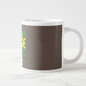 MODERNE BEARBEITUNG EINFACHE KAFFEBILDTEMPLATE Jumbo-Tasse (Rechts)