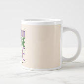 MODERNE BEARBEITUNG EINFACHER NATURBILD-TEMPLATE Jumbo-Tasse (Rechts)