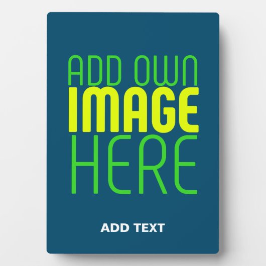 MODERNE BEARBEITUNG PRUSSIAN BLUE BILD TEMPLATE FOTOPLATTE (Vorderseite)