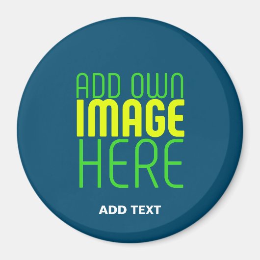 MODERNE BEARBEITUNG PRUSSIAN BLUE BILD TEMPLATE MAGNET (Vorne)