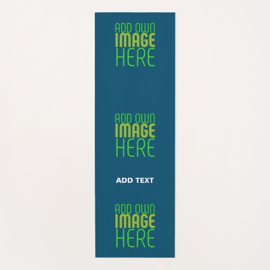 MODERNE BEARBEITUNG PRUSSIAN BLUE BILD TEMPLATE YOGAMATTE (Vorderseite)