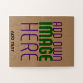 MODERNE BEARBEITUNGSFÄHIGE, EINFACHE BILDTEXTVORLA PUZZLE (Horizontal)