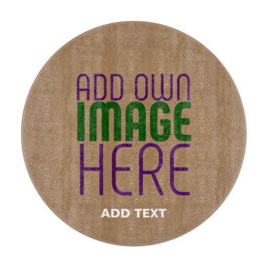 MODERNE BEARBEITUNGSFÄHIGE, EINFACHE BILDTEXTVORLA SCHNEIDEBRETT (Vorderseite)