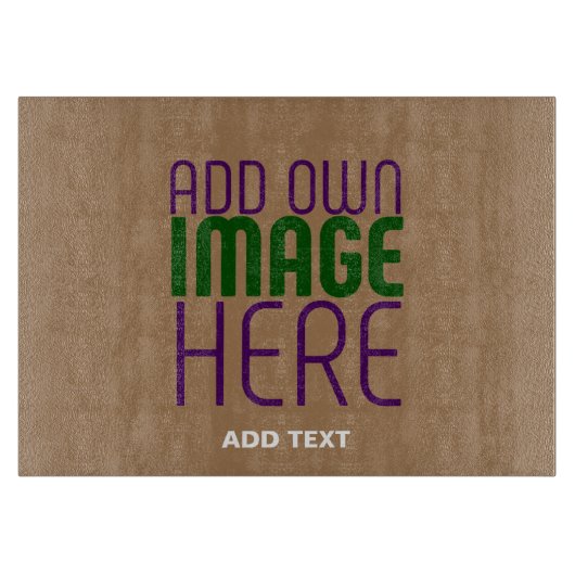 MODERNE BEARBEITUNGSFÄHIGE, EINFACHE BILDTEXTVORLA SCHNEIDEBRETT (Vorderseite)