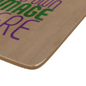 MODERNE BEARBEITUNGSFÄHIGE, EINFACHE BILDTEXTVORLA SCHNEIDEBRETT (Ecke)