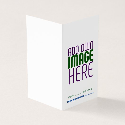 MODERNE BEARBEITUNGSFÄHIGE, EINFACHE WEISSE BILDTE (Vorderseite)