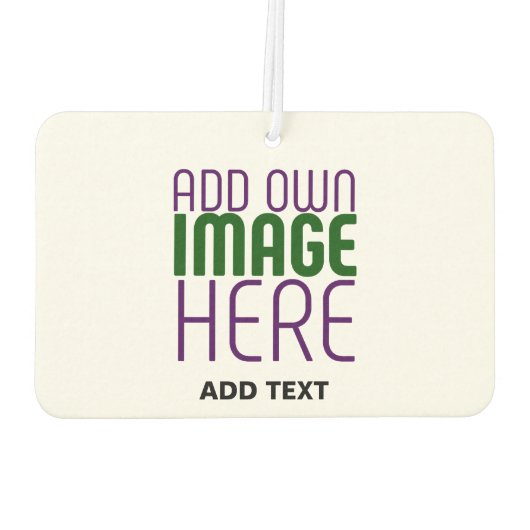 MODERNE BEARBEITUNGSFÄHIGE, EINFACHE WEISSE BILDTE AUTOLUFTERFRISCHER (Rückseite)