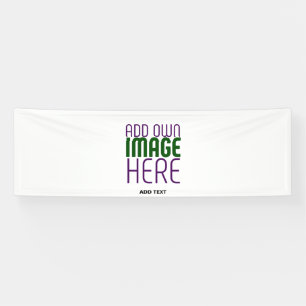 MODERNE BEARBEITUNGSFÄHIGE, EINFACHE WEISSE BILDTE BANNER