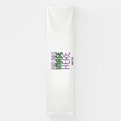 MODERNE BEARBEITUNGSFÄHIGE, EINFACHE WEISSE BILDTE BANNER (Vertikal)