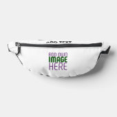 MODERNE BEARBEITUNGSFÄHIGE, EINFACHE WEISSE BILDTE BAUCHTASCHE (Ablage )