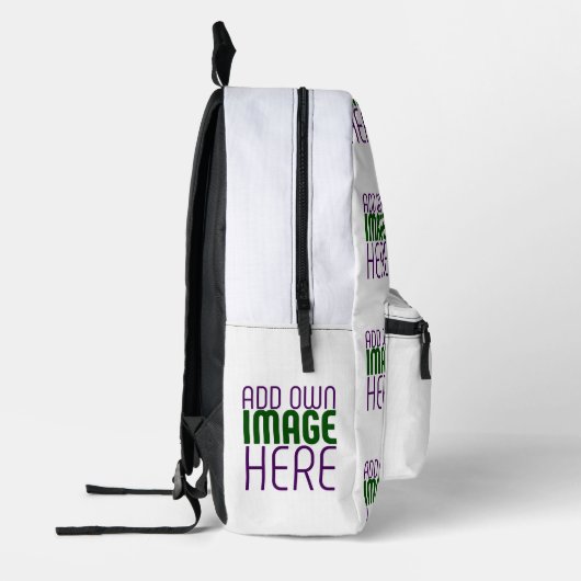 MODERNE BEARBEITUNGSFÄHIGE, EINFACHE WEISSE BILDTE BEDRUCKTER RUCKSACK (Links)