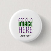 MODERNE BEARBEITUNGSFÄHIGE, EINFACHE WEISSE BILDTE BUTTON (Vorderseite)