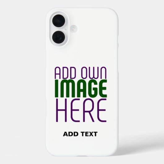 MODERNE BEARBEITUNGSFÄHIGE, EINFACHE WEISSE BILDTE Case-Mate iPhone HÜLLE (Rückseite)