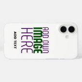 MODERNE BEARBEITUNGSFÄHIGE, EINFACHE WEISSE BILDTE Case-Mate iPhone HÜLLE (Rückseite (Horizontal))