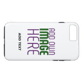 MODERNE BEARBEITUNGSFÄHIGE, EINFACHE WEISSE BILDTE Case-Mate iPhone HÜLLE (Rückseite (Horizontal))