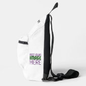 MODERNE BEARBEITUNGSFÄHIGE, EINFACHE WEISSE BILDTE CROSSBODY BAG (Rechts)