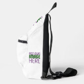 MODERNE BEARBEITUNGSFÄHIGE, EINFACHE WEISSE BILDTE CROSSBODY BAG (Rechts)