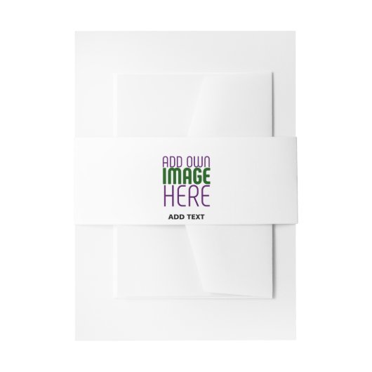 MODERNE BEARBEITUNGSFÄHIGE, EINFACHE WEISSE BILDTE EINLADUNGSBANDEROLE (Vorderseite Beispiel)