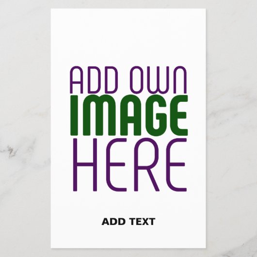 MODERNE BEARBEITUNGSFÄHIGE, EINFACHE WEISSE BILDTE FLYER (Vorne)