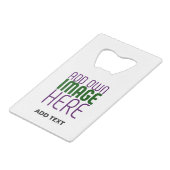 MODERNE BEARBEITUNGSFÄHIGE, EINFACHE WEISSE BILDTE GELDBEUTEL FLASCHENÖFFNER (Rückseite Schrägansicht)