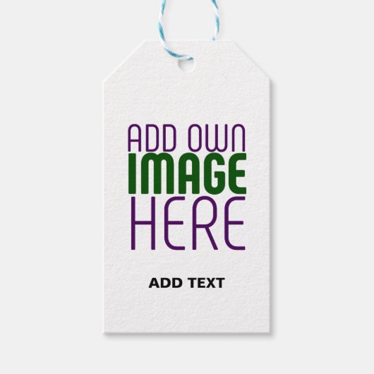 MODERNE BEARBEITUNGSFÄHIGE, EINFACHE WEISSE BILDTE GESCHENKANHÄNGER (Vorderseite)