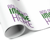 MODERNE BEARBEITUNGSFÄHIGE, EINFACHE WEISSE BILDTE GESCHENKPAPIER (Rolleneckpunkt)