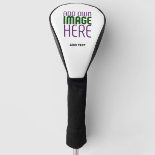 MODERNE BEARBEITUNGSFÄHIGE, EINFACHE WEISSE BILDTE GOLF HEADCOVER