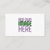 MODERNE BEARBEITUNGSFÄHIGE, EINFACHE WEISSE BILDTE HINWEISKARTE (Rückseite)